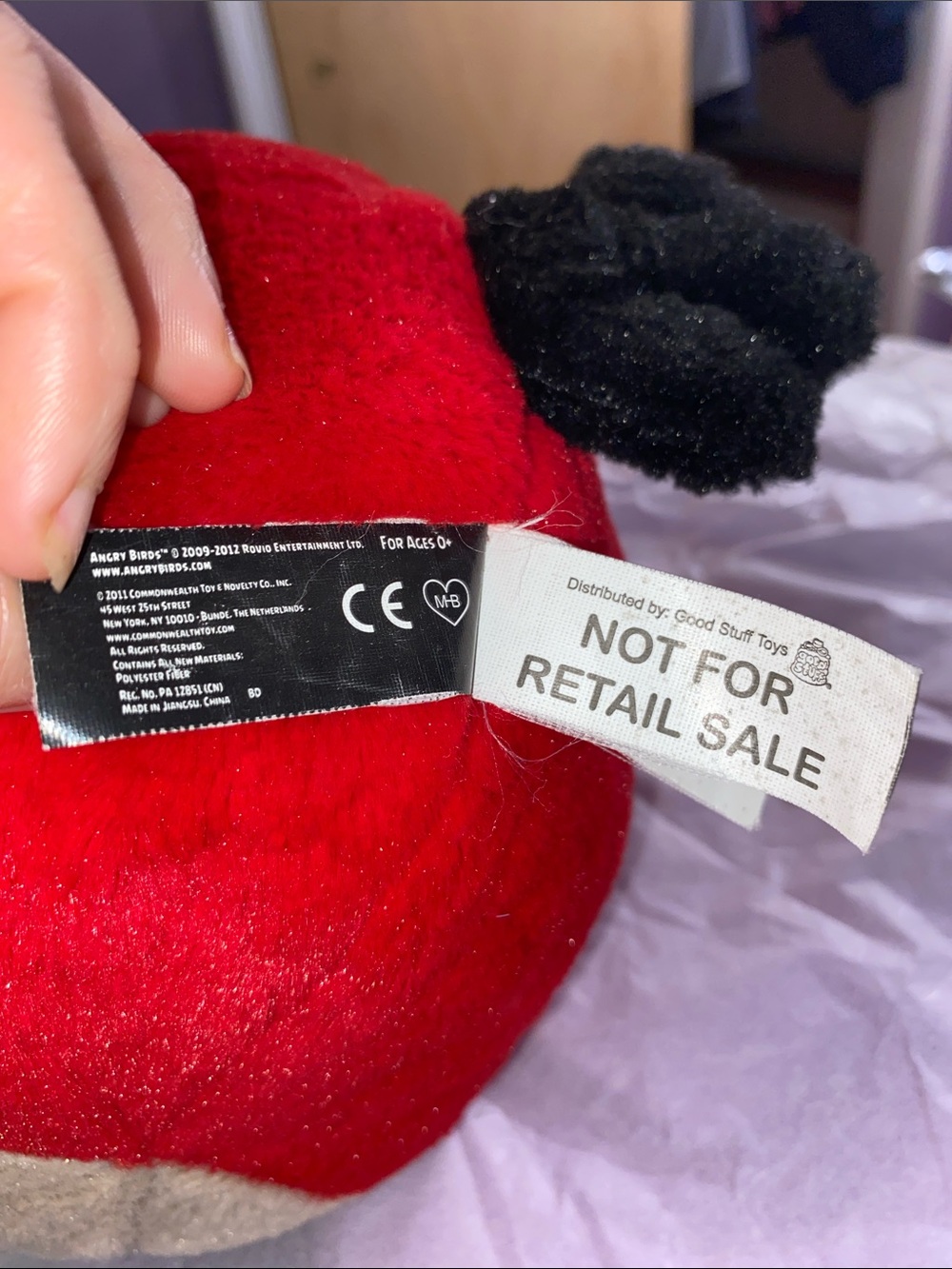 🐦🔥Red Angry Bird Stuffed Character - Picture 10 of 12